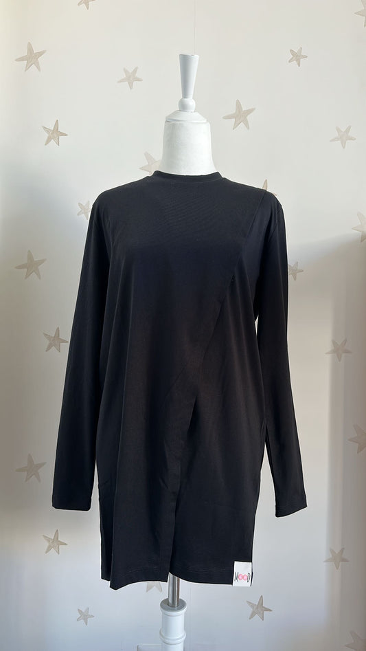 T-shirt Incrocio Manica Lunga