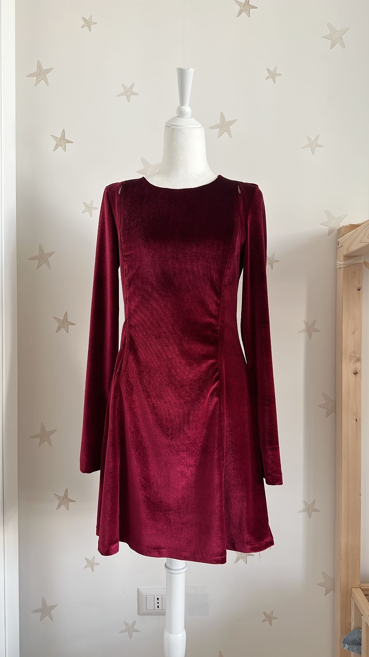 Abito Corto in Velluto