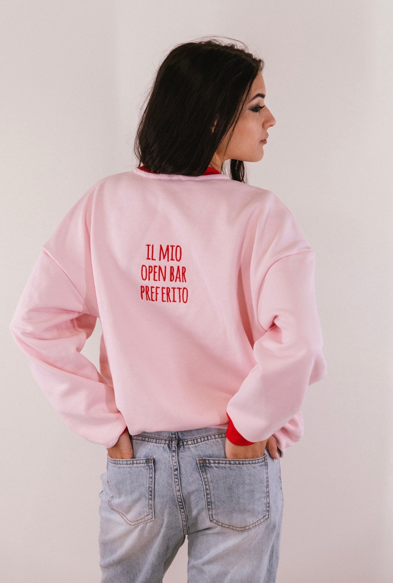 Felpa Over Pink