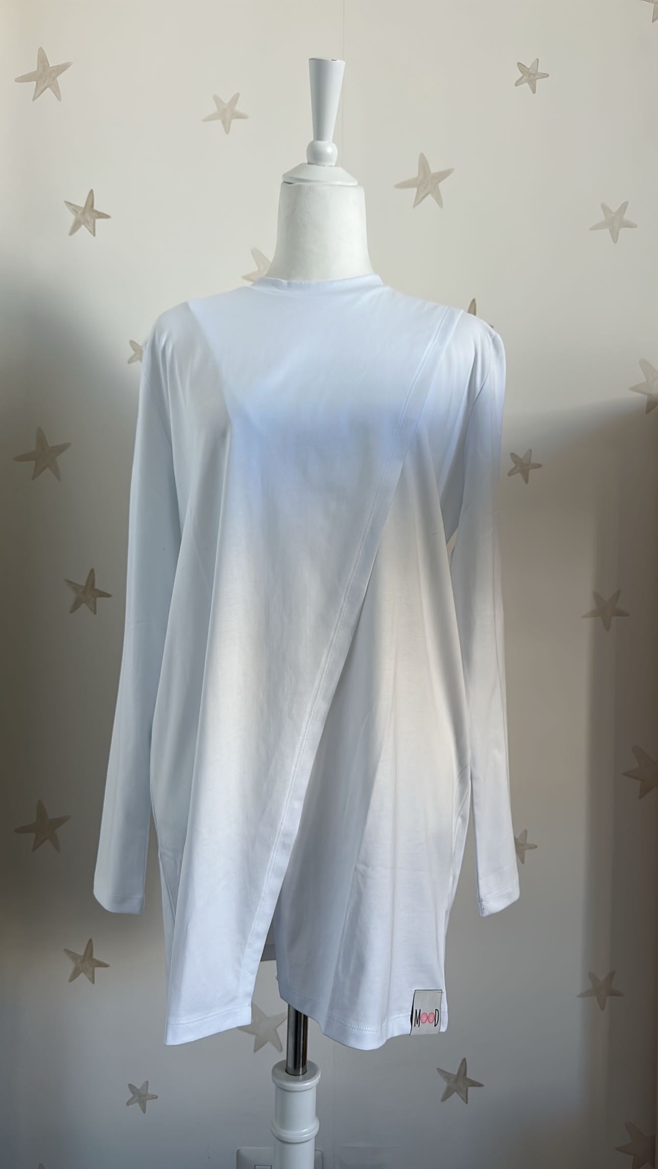 T-shirt Incrocio Manica Lunga