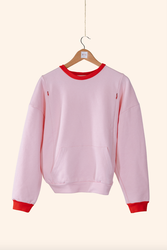 Felpa Over Pink